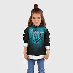 Толстовка-худи детская ЭХО СУДНОГО ДНЯ - Ария, цвет: 3D-белый — фото 2