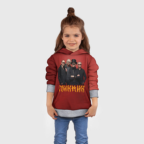 Детская толстовка Группа Пикник / 3D-Меланж – фото 4