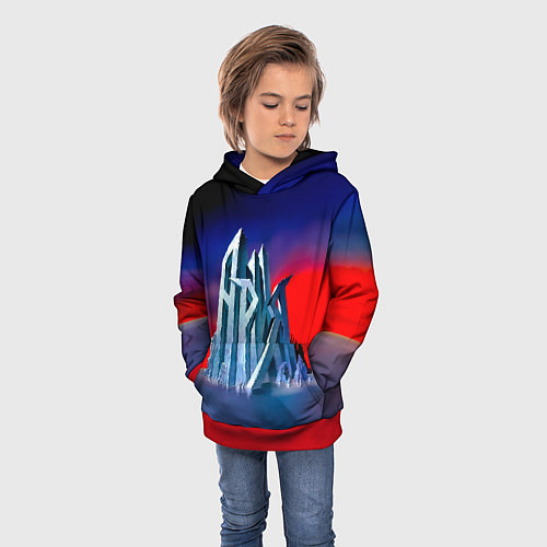 Детская толстовка Ария - Мания величия / 3D-Красный – фото 3