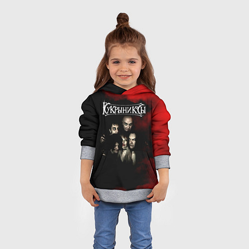 Детская толстовка Группа Кукрыниксы / 3D-Меланж – фото 4