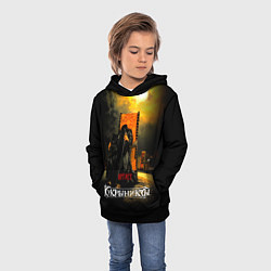 Толстовка-худи детская Кукрыниксы - Артист, цвет: 3D-черный — фото 2