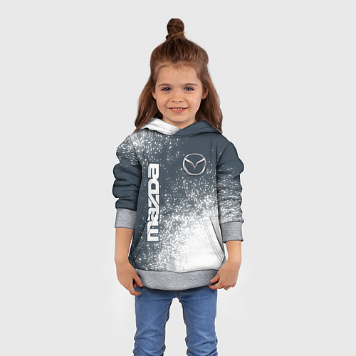Детская толстовка Мазда - Спрей / 3D-Меланж – фото 4