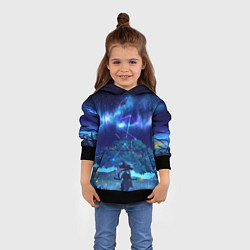 Толстовка-худи детская MONA GENSHIN IMPACT, цвет: 3D-черный — фото 2