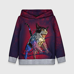 Толстовка-худи детская CYBERCAT КИБЕРКОТ Z, цвет: 3D-меланж