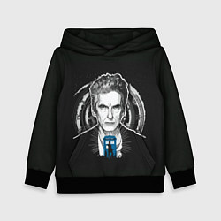 Толстовка-худи детская Питер Капальди, цвет: 3D-черный