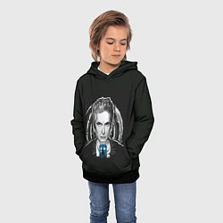Толстовка-худи детская Питер Капальди, цвет: 3D-черный — фото 2