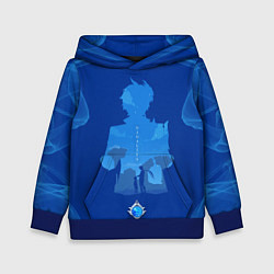 Толстовка-худи детская ТАРТАЛЬЯ ЧАЙЛЬД, цвет: 3D-синий
