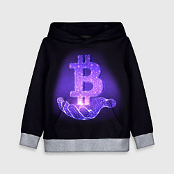 Детская толстовка BITCOIN IN HAND БИТКОИН