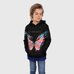 Толстовка-худи детская Gravity - Bullet For My Valentine, цвет: 3D-синий — фото 2