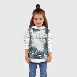 Толстовка-худи детская CS GO - Контра, цвет: 3D-белый — фото 2