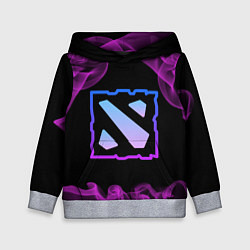 Толстовка-худи детская Дота - Dota 2, цвет: 3D-меланж