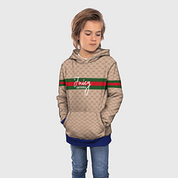 Толстовка-худи детская Juicy цыганка Гуччи, цвет: 3D-синий — фото 2