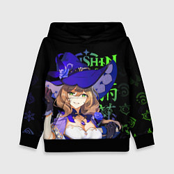 Толстовка-худи детская Лиза, Genshin Impact, цвет: 3D-черный
