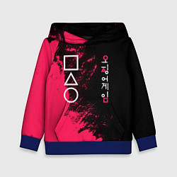 Толстовка-худи детская Ojingeo Geim, цвет: 3D-синий