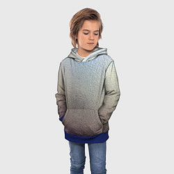 Толстовка-худи детская Металликскин, цвет: 3D-синий — фото 2
