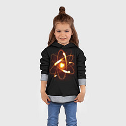 Толстовка-худи детская А т о м, цвет: 3D-меланж — фото 2