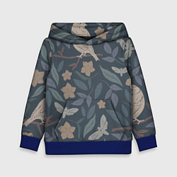 Толстовка-худи детская Летняя полночь, цвет: 3D-синий