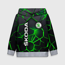 Детская толстовка 3D плиты с подсветкой Шкода