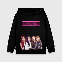 Толстовка-худи детская BLACKPINK NEON, цвет: 3D-черный