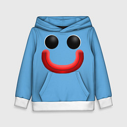 Толстовка-худи детская Huggy Waggy smile, цвет: 3D-белый