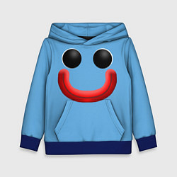 Толстовка-худи детская Huggy Waggy smile, цвет: 3D-синий