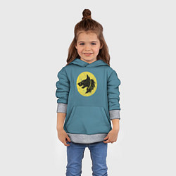 Толстовка-худи детская Космические Волки цвет легиона 6, цвет: 3D-меланж — фото 2