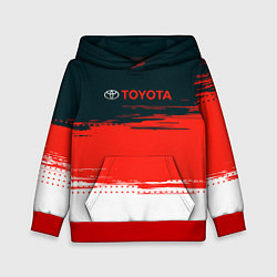 Толстовка-худи детская Toyota Texture, цвет: 3D-красный