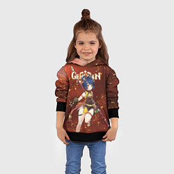 Толстовка-худи детская СЯН ЛИН XIANGLING Гоба, цвет: 3D-черный — фото 2