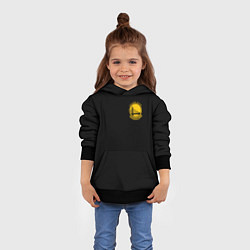 Толстовка-худи детская GOLDEN STATE WARRIORS BLACK STYLE, цвет: 3D-черный — фото 2