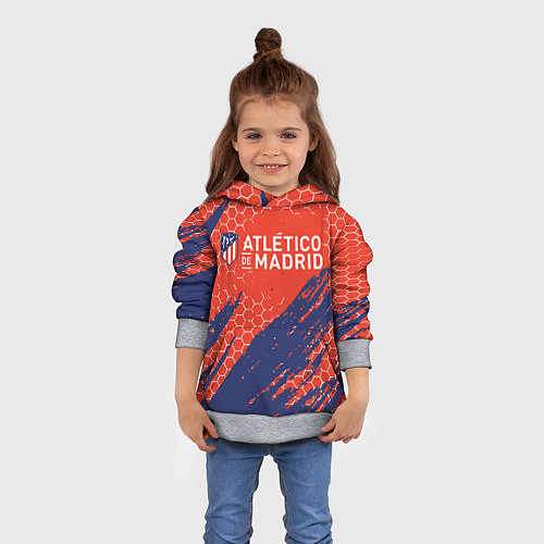Детская толстовка Atletico Madrid: Football Club / 3D-Меланж – фото 4