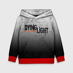 Толстовка-худи детская DYING LIGHT ТРЕЩИНЫ GOOD NIGHT AND GOOD LUCK, цвет: 3D-красный