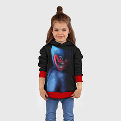 Толстовка-худи детская Poppy Playtime, цвет: 3D-красный — фото 2