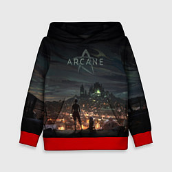 Толстовка-худи детская Акрейн А, цвет: 3D-красный