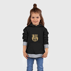 Толстовка-худи детская Golden Barca, цвет: 3D-меланж — фото 2