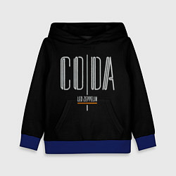 Толстовка-худи детская Coda - Led Zeppelin, цвет: 3D-синий