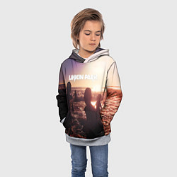 Толстовка-худи детская Linkin Park - One More Light, цвет: 3D-меланж — фото 2