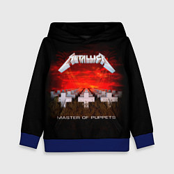 Толстовка-худи детская Master of Puppets - Metallica, цвет: 3D-синий