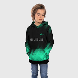 Толстовка-худи детская HELLBOUND - ARROWHEADS - Полутона, цвет: 3D-черный — фото 2