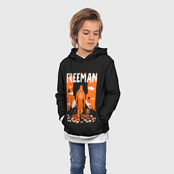 Толстовка-худи детская Walkin Freeman, цвет: 3D-белый — фото 2