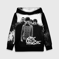 Толстовка-худи детская Группа Arctic monkeys, цвет: 3D-черный