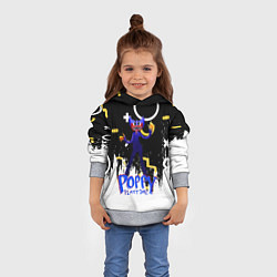 Толстовка-худи детская Poppy Playtime Фигурки, цвет: 3D-меланж — фото 2