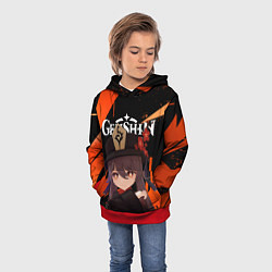 Толстовка-худи детская HU TAO ХУ ТАО ВАНШЭН, цвет: 3D-красный — фото 2