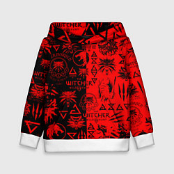 Детская толстовка THE WITCHER LOGOBOMBING BLACK RED