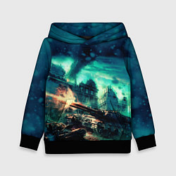 Толстовка-худи детская Танк СТ-II, цвет: 3D-черный