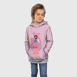 Толстовка-худи детская KISSY MISSY POPPY PLAYTIME ПОППИ ПЛЕЙТАЙМ КИССИ МИ, цвет: 3D-меланж — фото 2