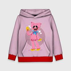 Толстовка-худи детская KISSY MISSY POPPY PLAYTIME ПОППИ ПЛЕЙТАЙМ КИССИ МИ, цвет: 3D-красный