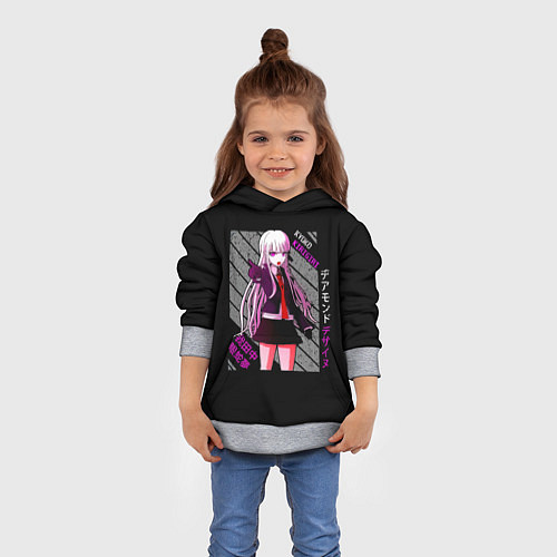 Детская толстовка Кёко Киригири - Danganronpa / 3D-Меланж – фото 4