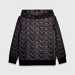 Толстовка-худи детская Кольчуга железная средневековая, цвет: 3D-черный