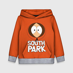 Толстовка-худи детская Южный парк Кенни South Park, цвет: 3D-меланж