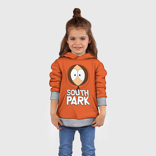 Детская толстовка Южный парк Кенни South Park / 3D-Меланж – фото 4